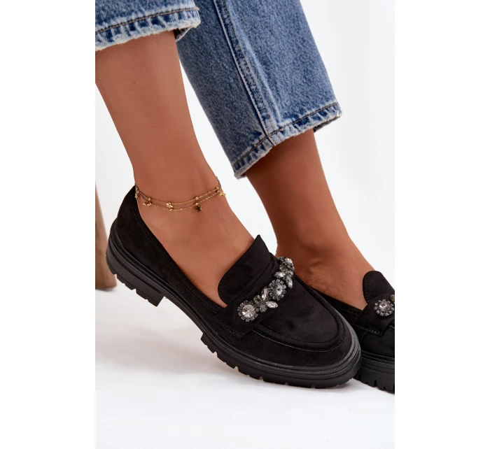 Eko Semišové Mokasíny Dámské S Černé model 21747671 - Boto Eko Semišové Mokasíny Dámské S Černé model 21747671 - Boto