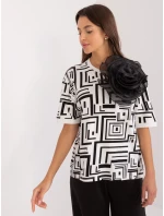 Bluzka LK BZ model 20148874 ecru - FPrice Bluzka LK BZ model 20148874 ecru - FPrice