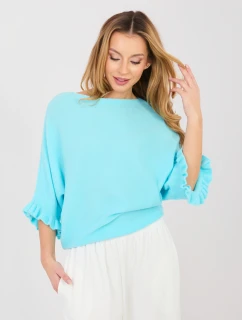 Sweter MI SW model 21937083 turkusowy - FPrice