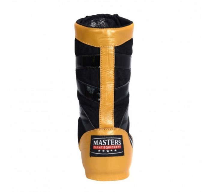 Pánska boxerská obuv BB-Masters M 05125 Black with yellow - MASTERS