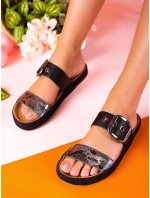 Klasické nazouváky černé dámské bez podpatku Klasické nazouváky černé dámské bez podpatku