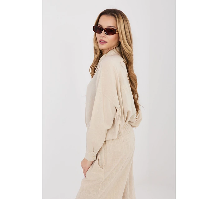 Košeľa s dlhým rukávom model 225516 Taliansko Moda