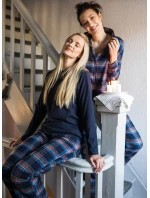 Pyžamo Key LNS 431 B25 long/r S-XL dámské rozepínací Pyžamo Key LNS 431 B25 long/r S-XL dámské rozepínací