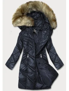 PIKOWANA KURTKA DAMSKA GRANATOWA model 21245728 - Glakate