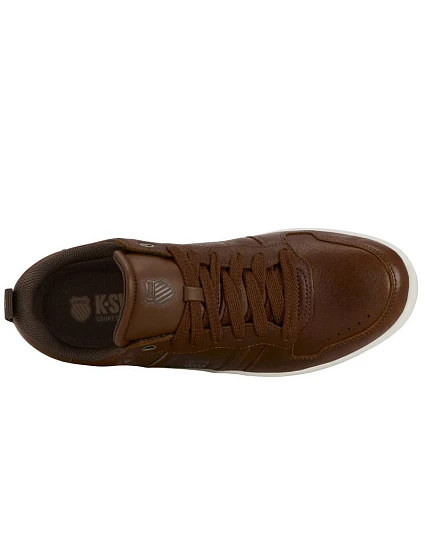 Match Lux pánské sportovní boty kožené tenisky hnědé model 21350786 - K- Swiss Match Lux pánské sportovní boty kožené tenisky hnědé model 21350786 - K- Swiss
