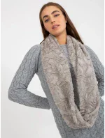 Tunelový šál AT KM S 8253.18 sivá Tunelový šál AT KM S 8253.18 sivá