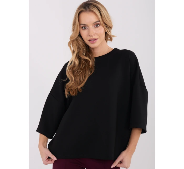 Bluzka MJ BZ model 21782535 czarny - FPrice Bluzka MJ BZ model 21782535 czarny - FPrice