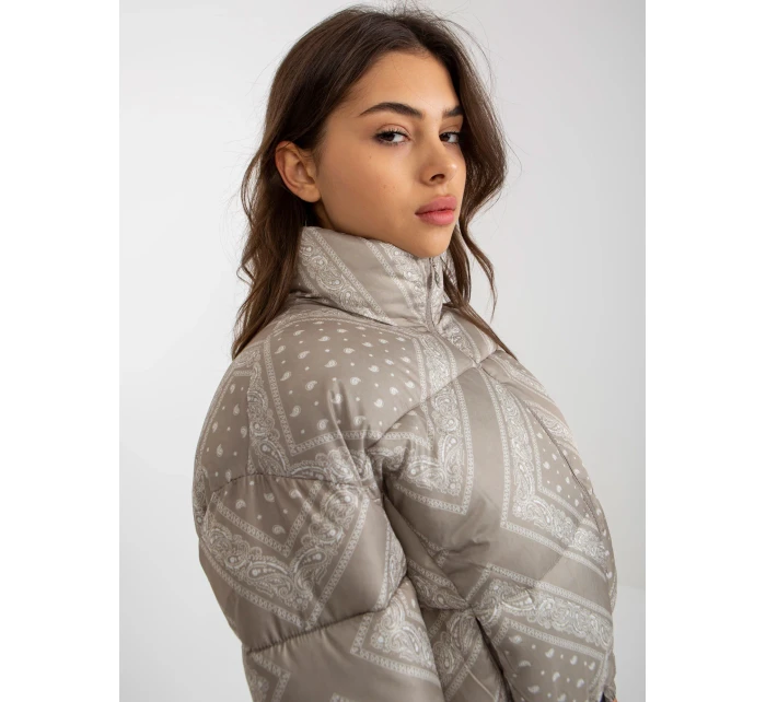 Dámska bunda NM KR P22 6631 98P tmavo lila