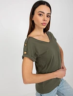 Dámska blúzka TW BZ BL 1006.56 tmavá khaki