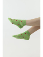 Zábavné ponožky 889 zelené s melónmi