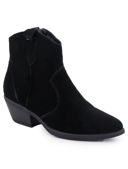 Dámské kožené kovbojské boty černé model 21905347 - Big Star