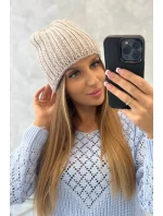 Dámska čiapka Rebeka K345 beige