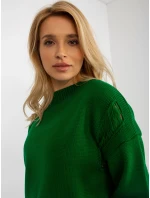 BA SW 8043 jumper.08X tmavo zelená BA SW 8043 jumper.08X tmavo zelená