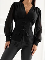 Bluzka MI BZ model 22550431 czarny - FPrice Bluzka MI BZ model 22550431 czarny - FPrice
