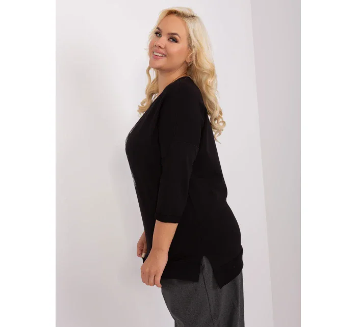 Bluzka RV BZ model 18965655 czarny - FPrice Bluzka RV BZ model 18965655 czarny - FPrice