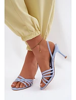 Sandále na podpätku model 227450 Vykročte štýlovo