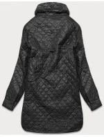 Tenká černá dámská bunda s límcem model 15846247 - Ann Gissy