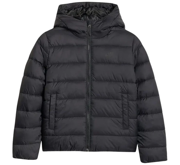 Detská páperová bunda 4F U0704 dark black 4FJWAW25TDJAU0704 20S