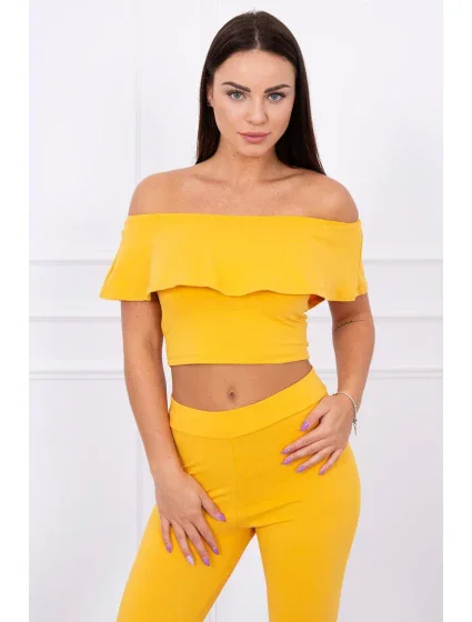 Horčicová súprava s volánikmi