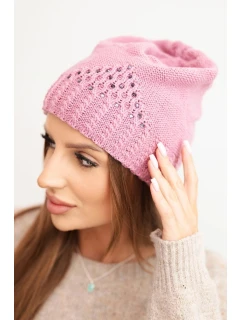 Čepice s rolováním Magda K293 camel