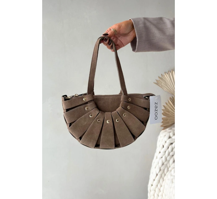 Kabelka z přírodního semiše béžová Marivane