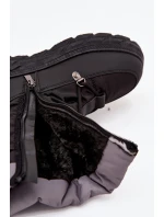 Dámské zimní boty na zip Lee Cooper LCJ-25-44-3930 Černé