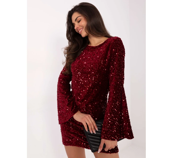 Šaty IT SK 20030.21P bordová