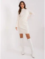 Sukienka PM SK model 18969876 ecru - FPrice Sukienka PM SK model 18969876 ecru - FPrice