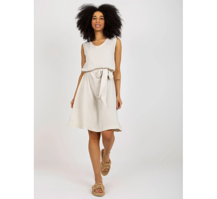 Šaty WN SK VE38.06 svetlo béžová