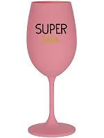 SUPER DAD - ružový pohár na víno 350 ml SUPER DAD - ružový pohár na víno 350 ml