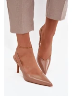 Lodičky s ihlovým podpätkom model 221167 Krok vo veľkom štýle Lodičky s ihlovým podpätkom model 221167 Krok vo veľkom štýle