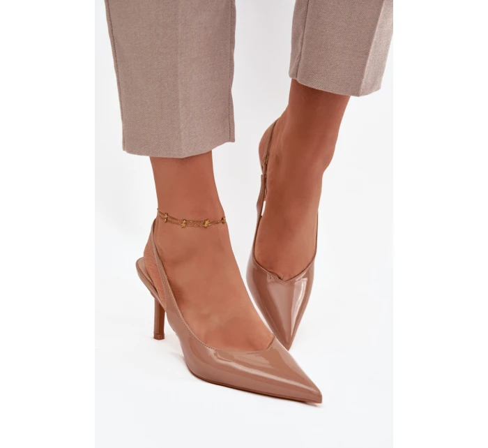 Lodičky s ihlovým podpätkom model 221167 Krok vo veľkom štýle Lodičky s ihlovým podpätkom model 221167 Krok vo veľkom štýle