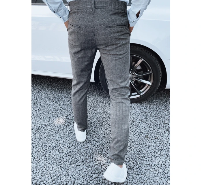 Pánske tmavosivé nohavice FashionStreet UX4390