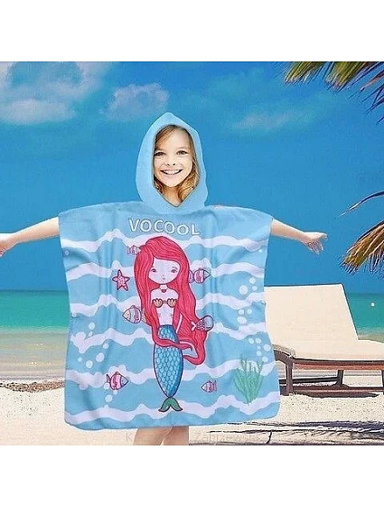 dětské plážové pončo s kapucí model 20965682 - Cotton World dětské plážové pončo s kapucí model 20965682 - Cotton World