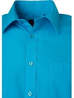 JN 680 Popelínová košile s krátkým rukávem model 22537803 light blue - Daiber JN 680 Popelínová košile s krátkým rukávem model 22537803 light blue - Daiber