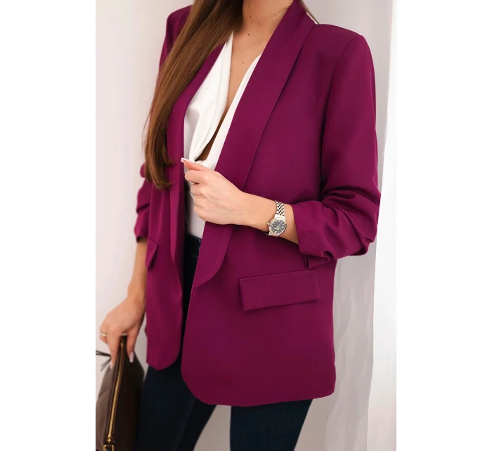 Bunda s chlopňou elegantná slivka