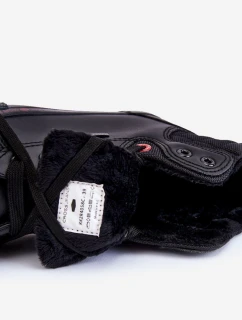 Damskie Wysokie Trampki Cross Jeans KK2R4058C Czarne