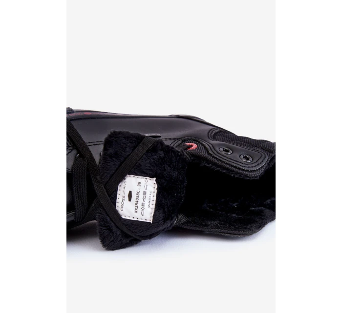 Dámské vysoké tenisky model 21599230 Černe - Cross Jeans Dámské vysoké tenisky model 21599230 Černe - Cross Jeans