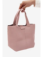 Růžová taška z imitace kůže model 22220923 - Flora&Co