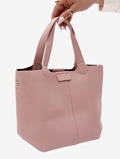 Růžová taška z imitace kůže model 22220923 - Flora&Co