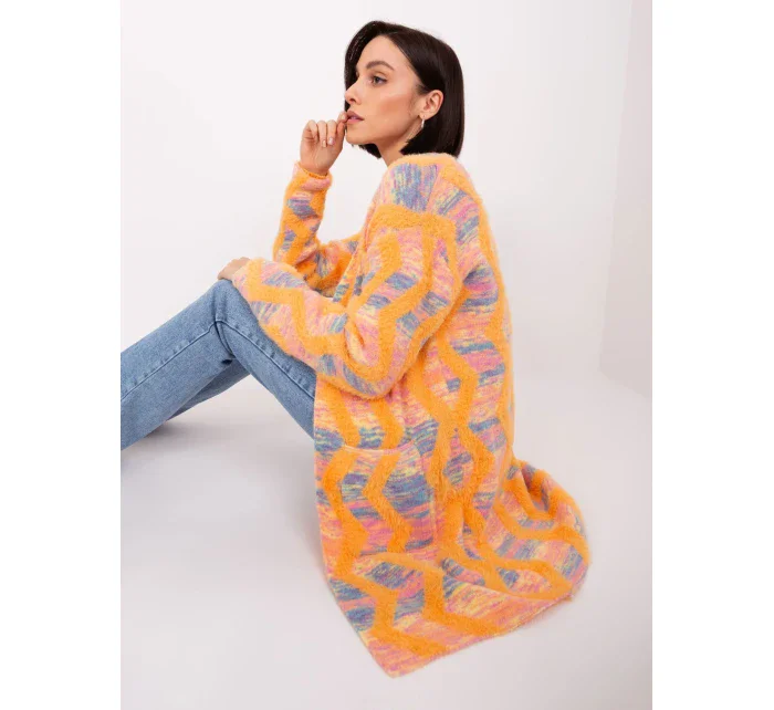 Sweter AT SW model 21768447 pomarańczowy - FPrice Sweter AT SW model 21768447 pomarańczowy - FPrice