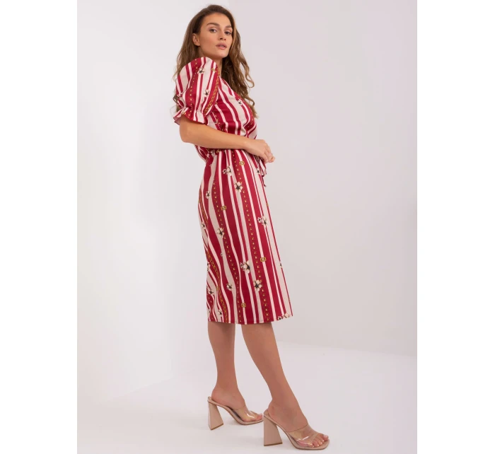 Šaty LK SK 507468 1.20P bordová