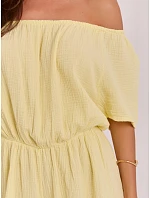 Kombinezon MO KO model 22272196 jasny żółty - FPrice Kombinezon MO KO model 22272196 jasny żółty - FPrice
