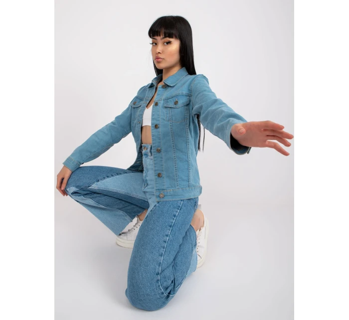 Dámska bunda RO KR CKT svetlo modrá