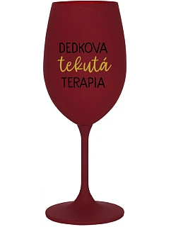 DEDKA'S LIQUID THERAPY - vínový pohár na víno 350 ml