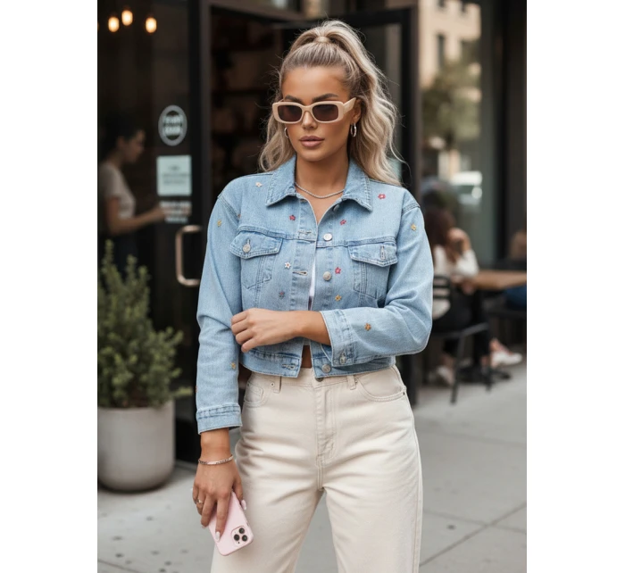 Dámská džínová bunda modrá Dstreet model 21973393 - FashionStreet