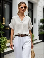 Dámska blúzka NAMAYAS béžová FashionStreet RY2606