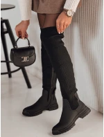 Dámské kozačky black Dstreet model 21982183 - FashionStreet