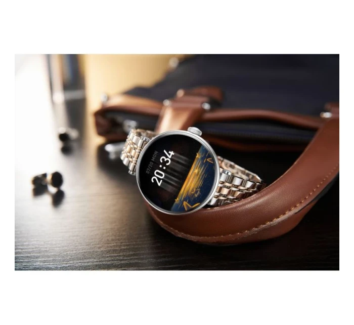 Chytré hodinky Silver Rose Gold Black 2 Strap model 21807439 - Gravity Chytré hodinky Silver Rose Gold Black 2 Strap model 21807439 - Gravity