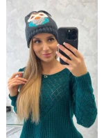 Dámská čepice Ofelia model 18751909 graphite - K-Fashion